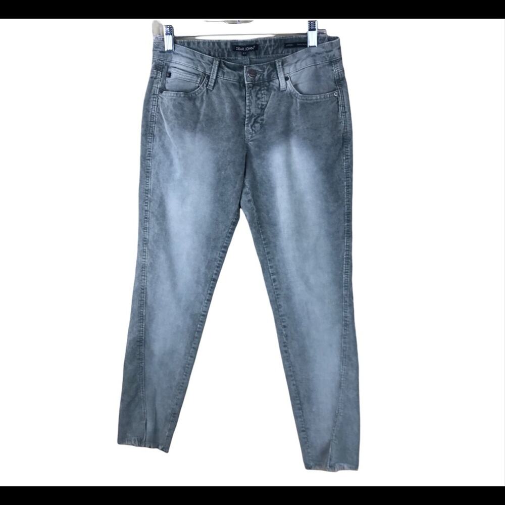 DEAR JOHN Joyrich Comfort Skinny Green Corduroy Pants/ 27